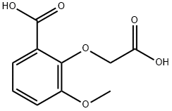 Benzoic acid, 2-(carboxymethoxy)-3-methoxy- Struktur