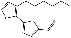 3'-hexyl-2,2'-bithiophene-5-carbaldehyde Struktur