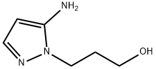 1H-Pyrazole-1-propanol,5-amino-(9CI) Struktur