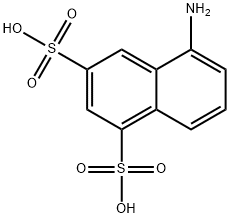 5-Aminonaphthalene-1,3-disulfonic acid Struktur