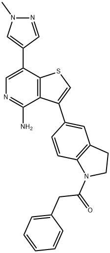 GSK-2593074A) Struktur