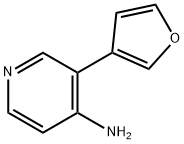 4-AMINO-3-(3-FURAN)PYRIDINE Structure