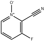 3-Fluoro-1-oxy-pyridine-2-carbonitrile Struktur