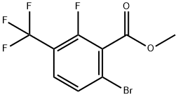 Benzoic acid, 6-bromo-2-fluoro-3-(trifluoromethyl)-, methyl ester Struktur