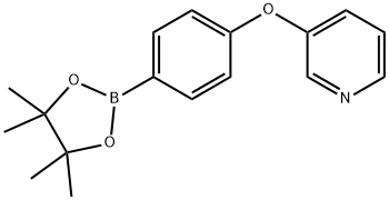 3-[4-(4,4,5,5-Tetramethyl-[1,3,2]Dioxaborolan-2-Yl)-Phenoxy]-Pyridine(WX652036) Struktur