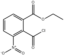 Benzoic acid, 2-(chlorocarbonyl)-3-nitro-, ethyl ester Struktur