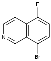 8-bromo-5-fluoroisoquinoline Struktur