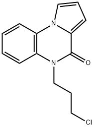 Pyrrolo[1,2-a]quinoxalin-4(5H)-one, 5-(3-chloropropyl)- Struktur