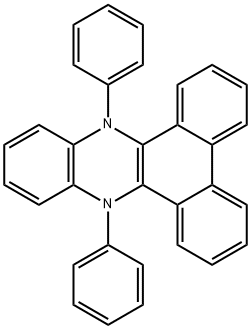 Dibenzo[a,c]phenazine, 9,14-dihydro-9,14-diphenyl- Struktur