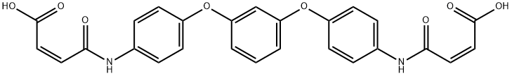 4,4′-[1,3-Phenylenebis(oxy-4,1-phenyleneimino)]bis[4-oxo-2-Butenoic acid 結(jié)構(gòu)式