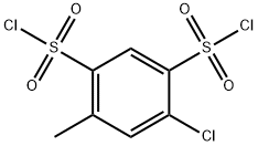 1,3-Benzenedisulfonyl dichloride, 4-chloro-6-methyl- Struktur