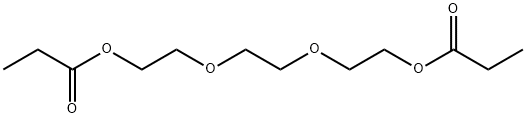 Ethanol, 2,2'-[1,2-ethanediylbis(oxy)]bis-, 1,1'-dipropanoate Struktur