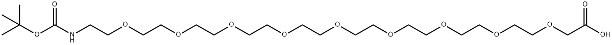 BocNH-PEG9-CH2COOH
 Struktur