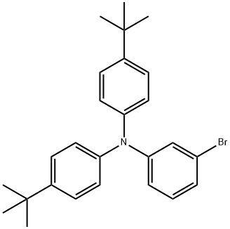 Benzenamine,3-bromo-N,N-bis[4-(1,1-dimethylethyl)phenyl]- Struktur