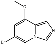 Imidazo[1,5-a]pyridine, 6-bromo-8-methoxy- Struktur