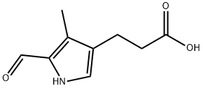 2-甲酰基-3-甲基-4-(3'-丙酸)-吡咯 結(jié)構(gòu)式