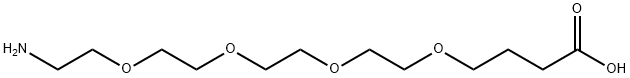 Amino-PEG4-(CH2)3CO2H Struktur