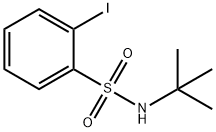 Benzenesulfonamide, N-(1,1-dimethylethyl)-2-iodo- Struktur