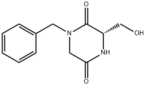 2,5-Piperazinedione, 3-(hydroxymethyl)-1-(phenylmethyl)-, (3S)-