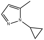 1H-Pyrazole, 1-cyclopropyl-5-methyl-, 1509708-90-0, 結構式