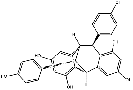 Ampelopsin F Struktur