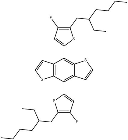 4,8-Bis[5-(2-ethylhexyl)-4-fluoro-2-thienyl]benzo[1,2-b:4,5-b']dithiophene|4,8-雙[5-(2-乙基己基)-4-氟-2-噻吩基]苯并[1,2-B:4,5-B']二噻吩