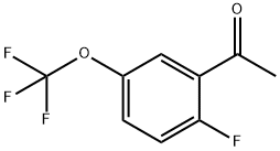 2-Fluoro-4-trifluoromethoxyacetophenone Struktur