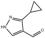 1H-Pyrazole-4-carboxaldehyde, 3-cyclopropyl-, 154927-00-1, 結(jié)構(gòu)式