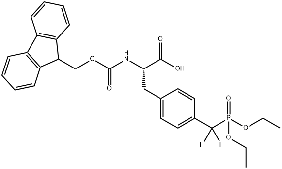 L-Phenylalanine, 4-[(diethoxyphosphinyl)difluoromethyl]-N-[(9H-fluoren-9-ylmethoxy)carbonyl]-