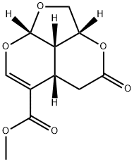 4H-1,3,8-Trioxaacenaphthylene-6-carboxylic acid, 2,2a,5,5a,8a,8b-hexahydro-4-oxo-, methyl ester, (2aR,5aS,8aS,8bS)- Struktur