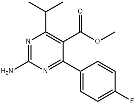 METHYL 4-(4-FLUOROPHENYL)-6-ISOPROPYL-2-(N-METHYLMETHANESULFONAMIDO)]PYRIMIDINE-5-CARBOXYLATE Struktur