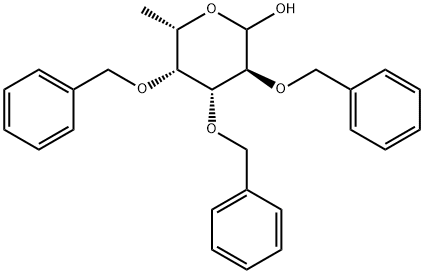 L-Galactopyranose, 6-deoxy-2,3,4-tris-O-(phenylmethyl)-