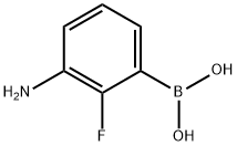 Boronic acid, B-(3-amino-2-fluorophenyl)- Struktur