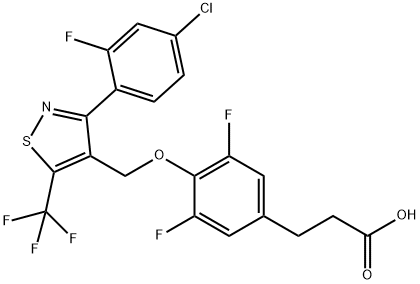 GPR120 agonist 4x Struktur