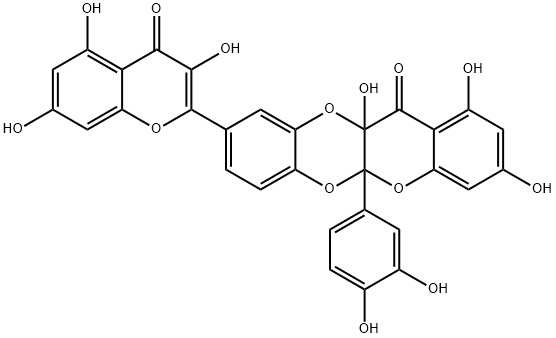 Quercetin dimer Struktur