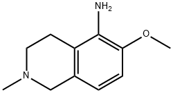 6-Methoxy-2-methyl-3,4-dihydro-1H-isoquinolin-5-amine Struktur