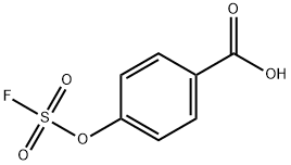 Benzoic acid, 4-[(fluorosulfonyl)oxy]- Struktur