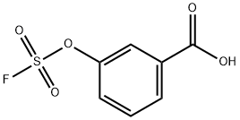 Benzoic acid, 3-[(fluorosulfonyl)oxy]- Struktur