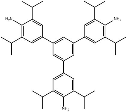 [1,1':3',1''-Terphenyl]-4,4''-diamine, 5'-[4-amino-3,5-bis(1-methylethyl)phenyl]-3,3'',5,5''-tetrakis(1-methylethyl)- Struktur