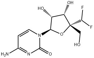 4'-C-(Difluoromethyl)-cytidine Struktur