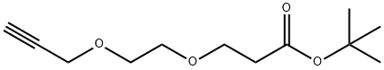 Propargyl-PEG2-t-butyl ester Struktur