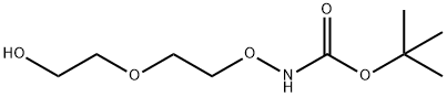 t-Boc-Aminoxy-PEG2-alcohol Struktur