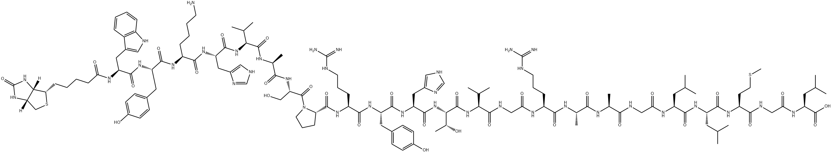 Biotinyl-Neuropeptide W-23 (human) trifluoroacetate salt Struktur