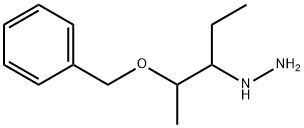 Hydrazine, [1-ethyl-2-(phenylmethoxy)propyl]- Struktur