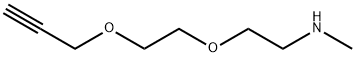 Propargyl-PEG2-methylamine Struktur