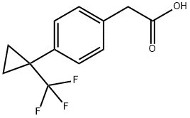 2-(4-(1-(三氟甲基)環(huán)丙基)苯基)乙酸, 1838654-62-8, 結(jié)構(gòu)式