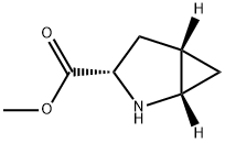 2-Azabicyclo[3.1.0]hexane-3-carboxylic acid, methyl ester, (1S,3S,5S)- Struktur