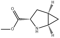 2-Azabicyclo[3.1.0]hexane-3-carboxylic acid, methyl ester, (1R,3S,5R)- Struktur