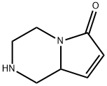 Pyrrolo[1,2-a]pyrazin-6(2H)-one, 1,3,4,8a-tetrahydro- Struktur