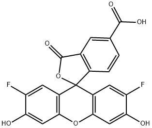 Oregon Green 488 carboxylic acid Struktur